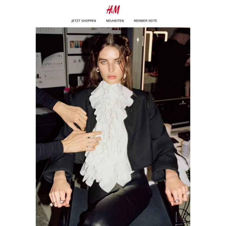 Shoppe den Runway - newsletter screenshot