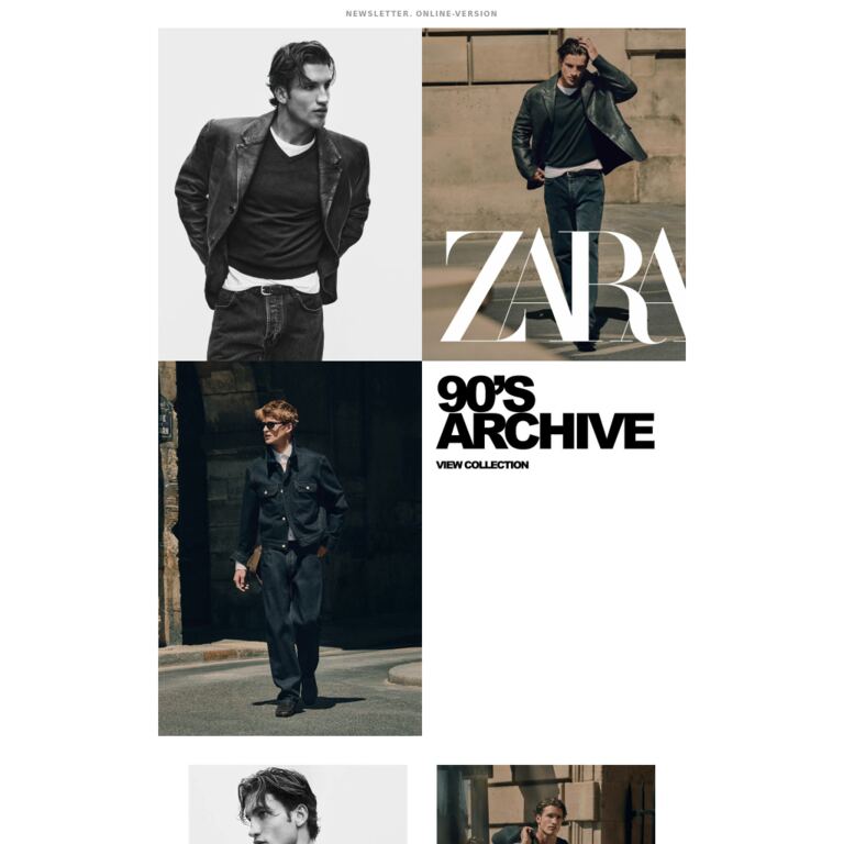 Entdecke die neuesten Styles - newsletter screenshot