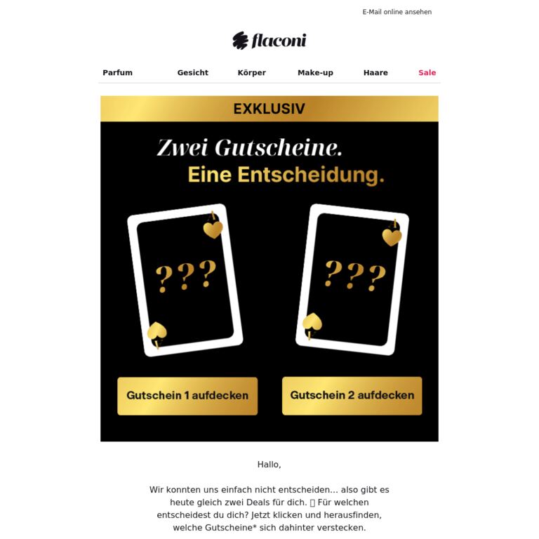 🔥 Wir konnten uns nicht entscheiden … - newsletter screenshot