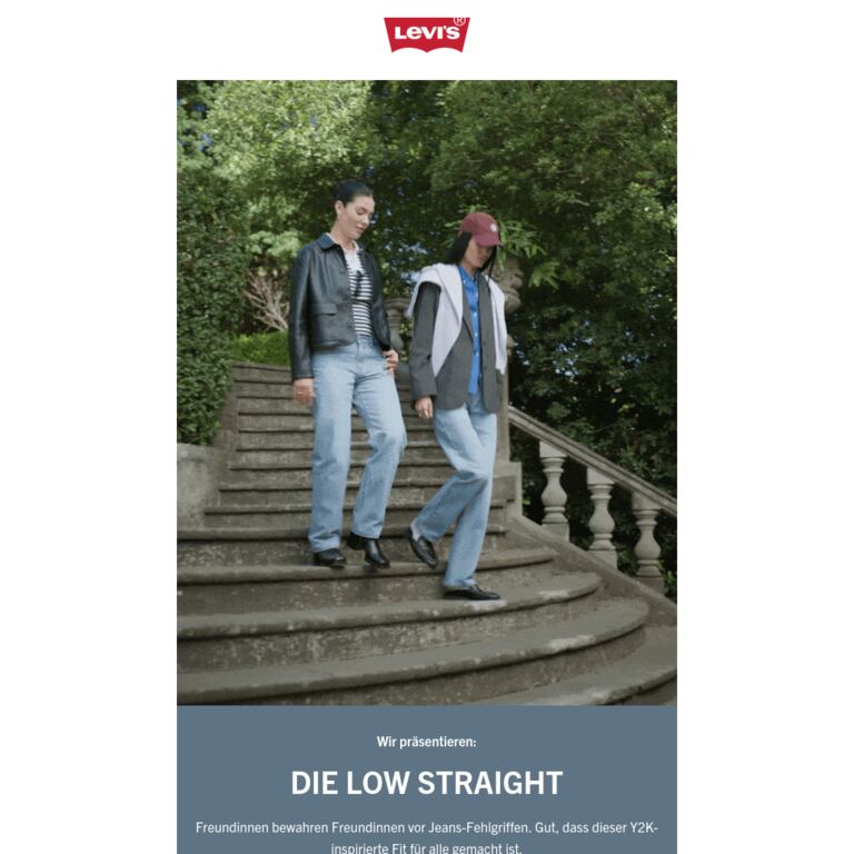 Neu! Die Low Straight - newsletter screenshot