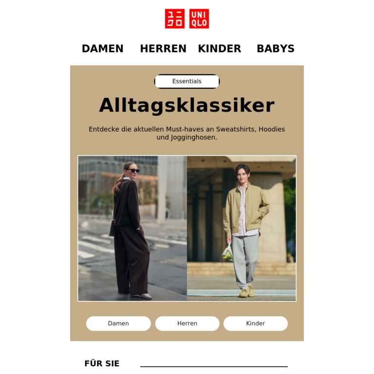 Das Wochenende kann beginnen - newsletter screenshot