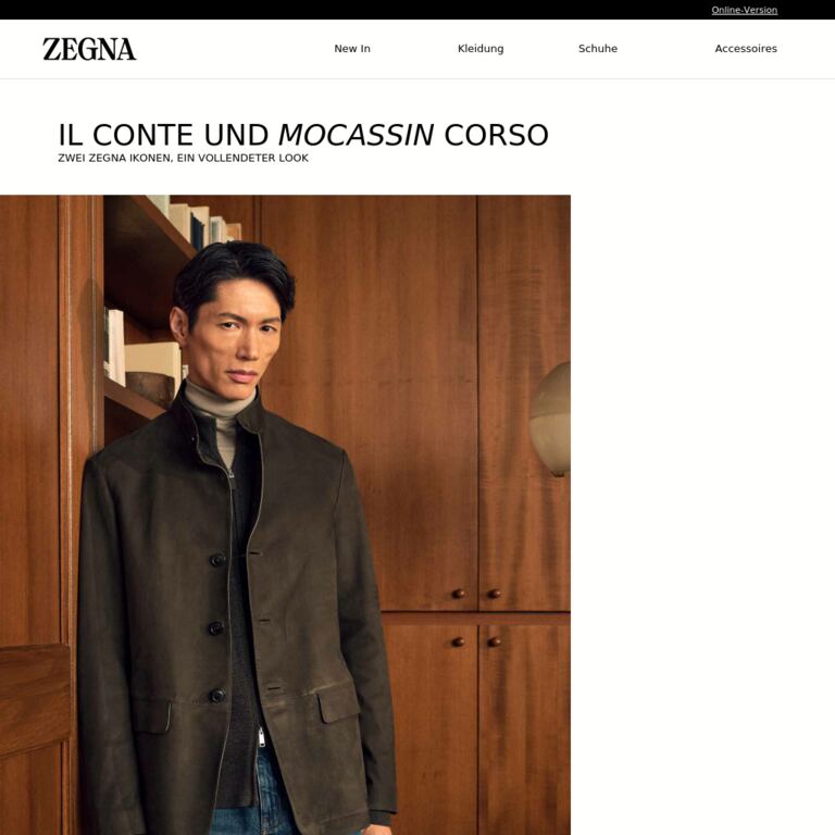Die Il Conte Jacke, jetzt aus Leder - newsletter screenshot