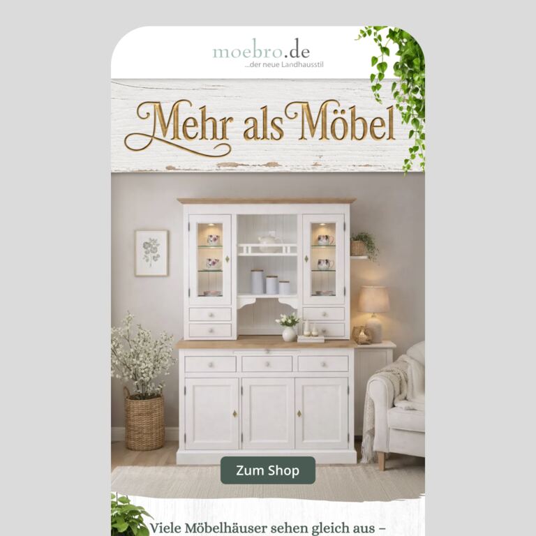Moebro vs. Massenware: Das macht den Unterschied - newsletter screenshot