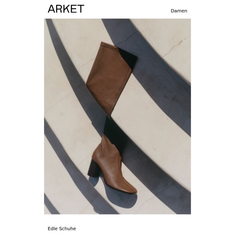 Lederschuhe in weichen oder festen Designs - newsletter screenshot