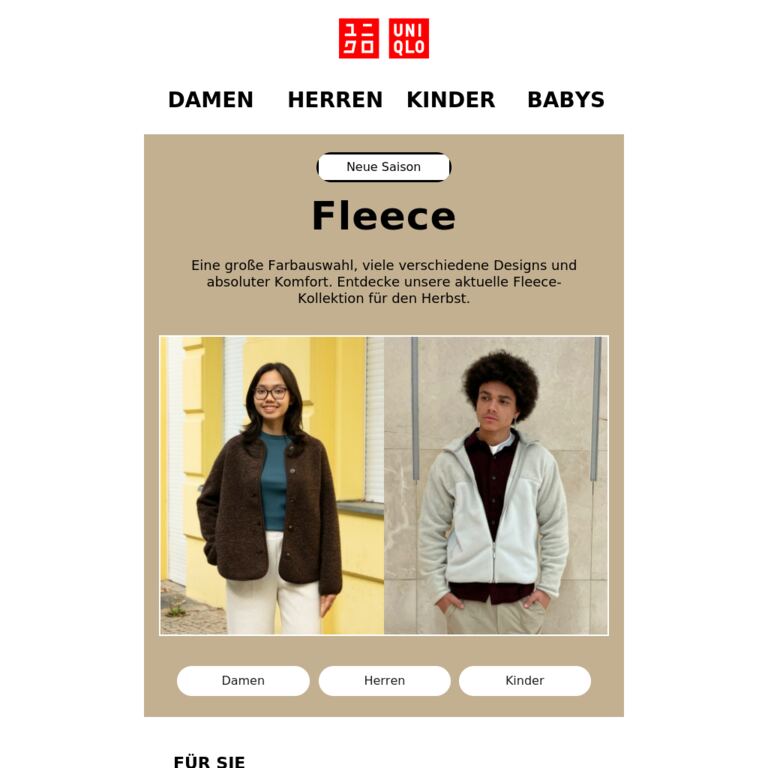 Ein echter Herbstklassiker - newsletter screenshot