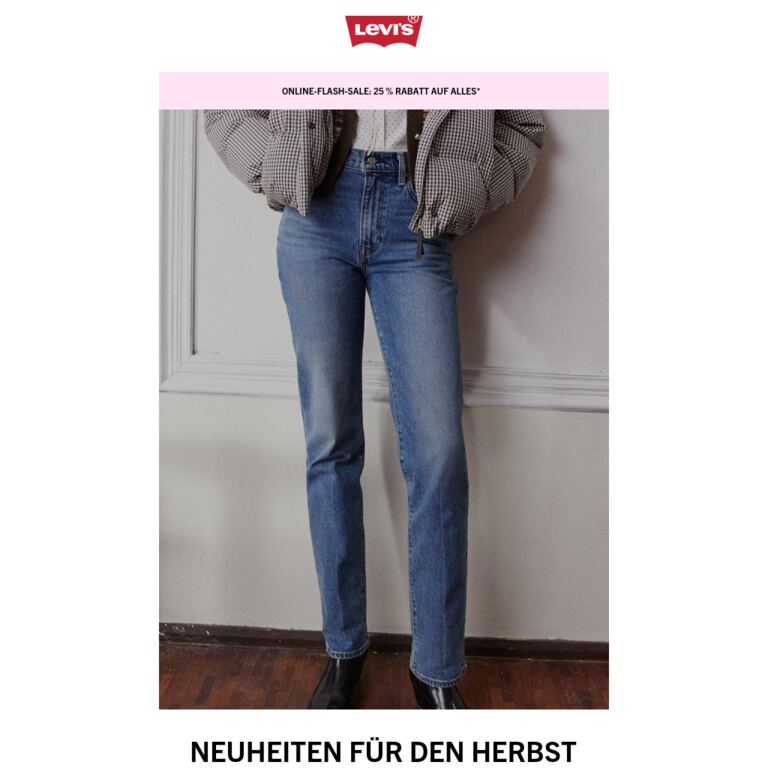 Unsere meistgeklickte E-Mail? Neuheiten - newsletter screenshot
