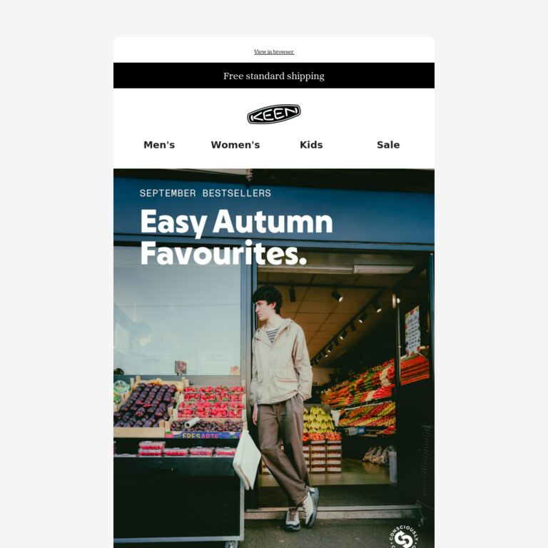 Easy Autumn Favourites 🔥 - newsletter screenshot
