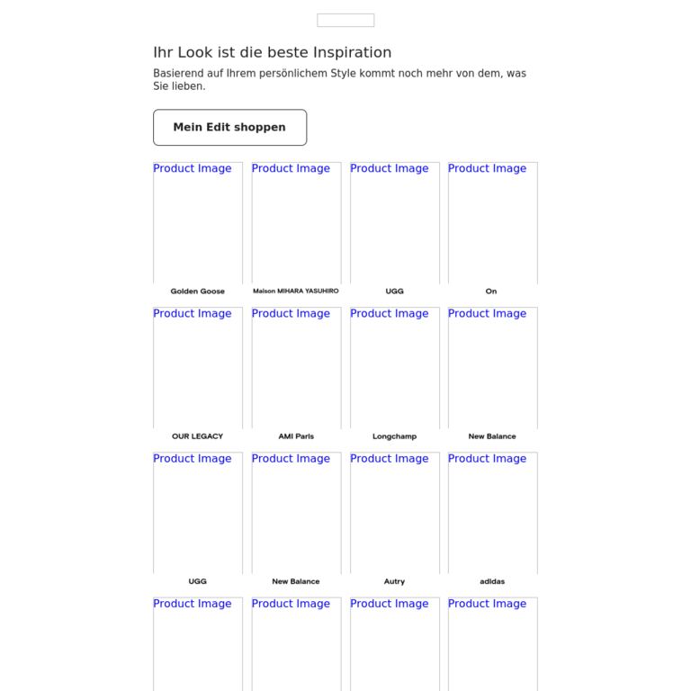 Neue Favoriten in Sicht - newsletter screenshot