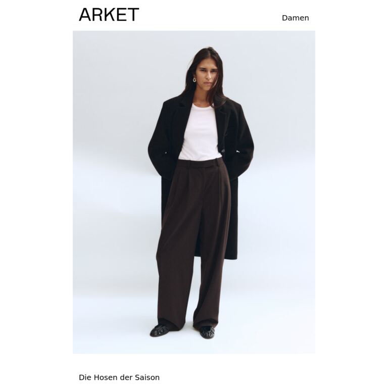 Die Hosen der Saison - newsletter screenshot