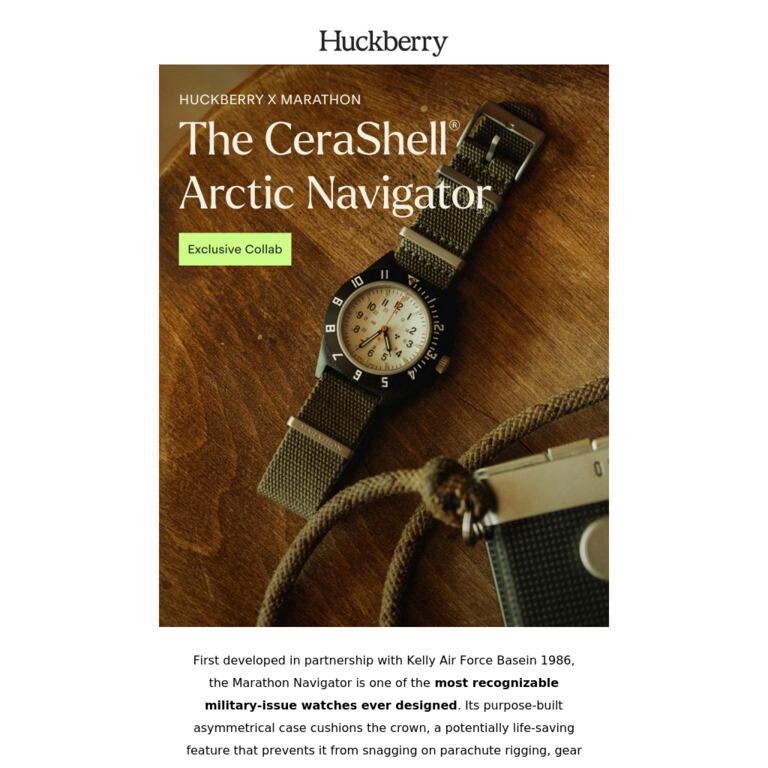 Only 130 Made: Our Take on an Iconic Military Watch - newsletter screenshot