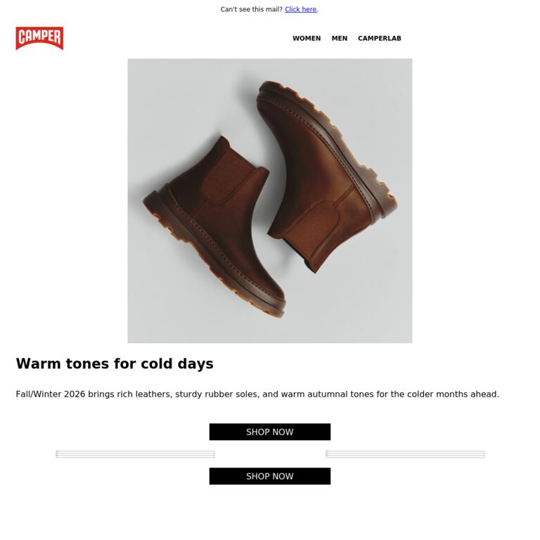 For the Season Ahead - newsletter screenshot