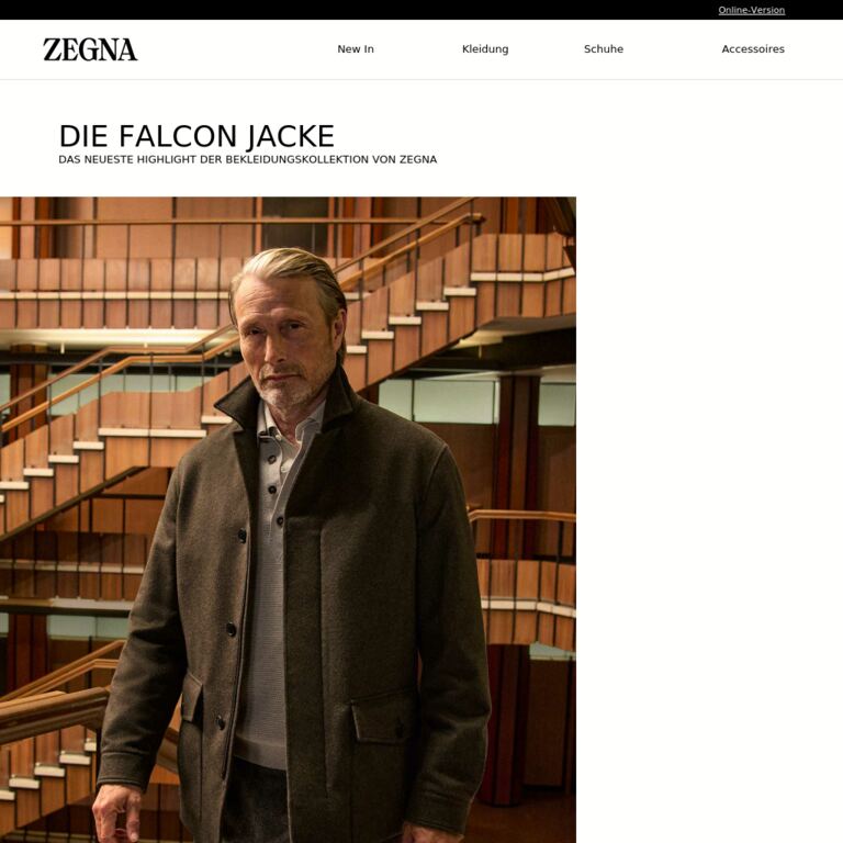 Wir stellen die Falcon Jacke vor - newsletter screenshot