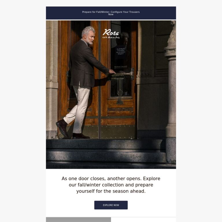 As One Door Closes, Another Opens - newsletter screenshot