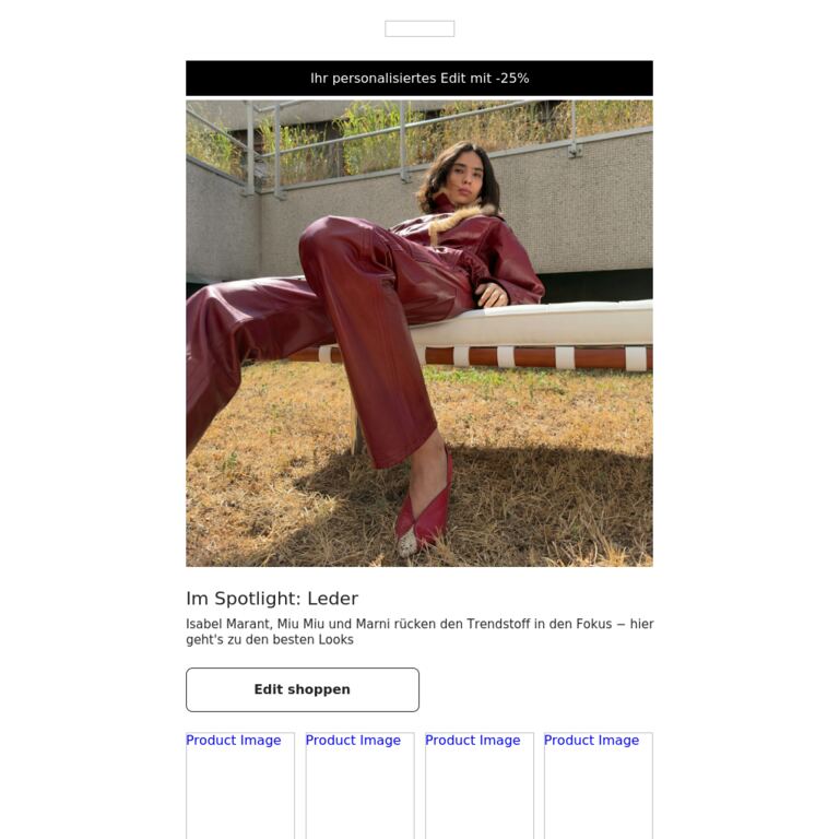 So stylen wir HW26-Leder - newsletter screenshot