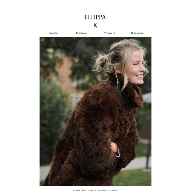 Inspiration with Caroline Winberg - newsletter screenshot