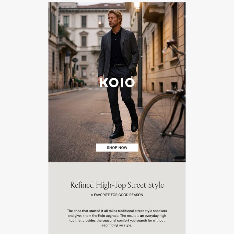They're Back: The Classic Primo High-Top - newsletter screenshot