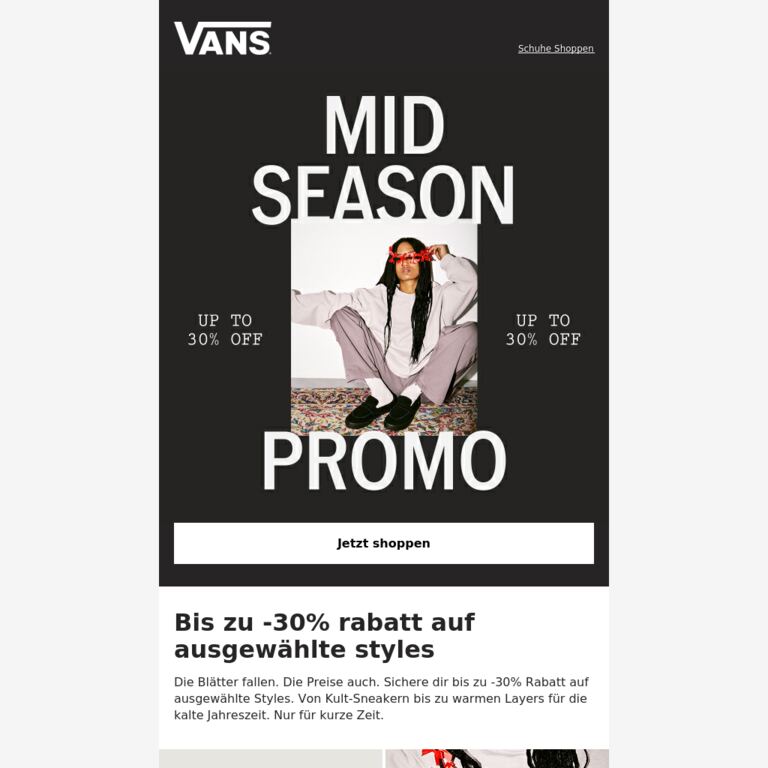 Herbstlooks, Fallende Preise 🍂 - newsletter screenshot