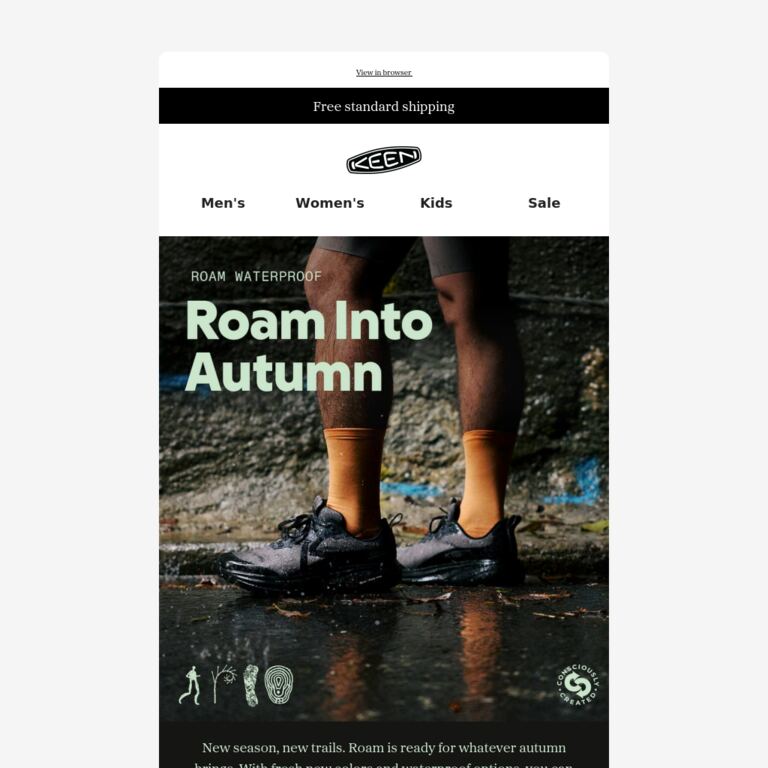 Ready for New Trails This Autumn? - newsletter screenshot