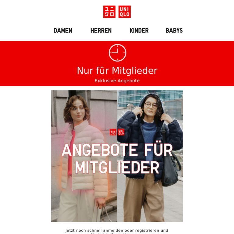 Letzte Chance - newsletter screenshot