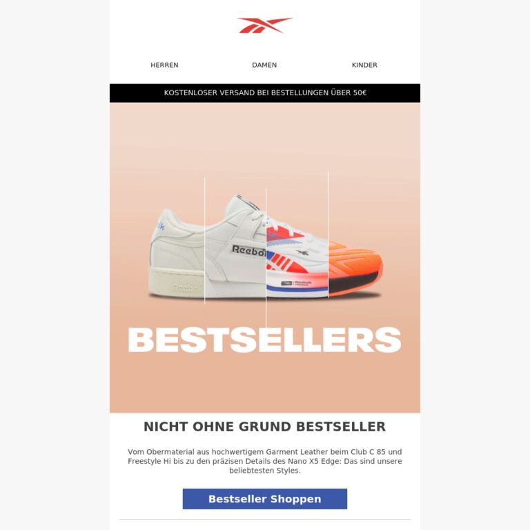 Nicht ohne Grund Bestseller - newsletter screenshot