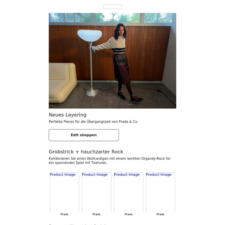 Neues Layering - newsletter screenshot