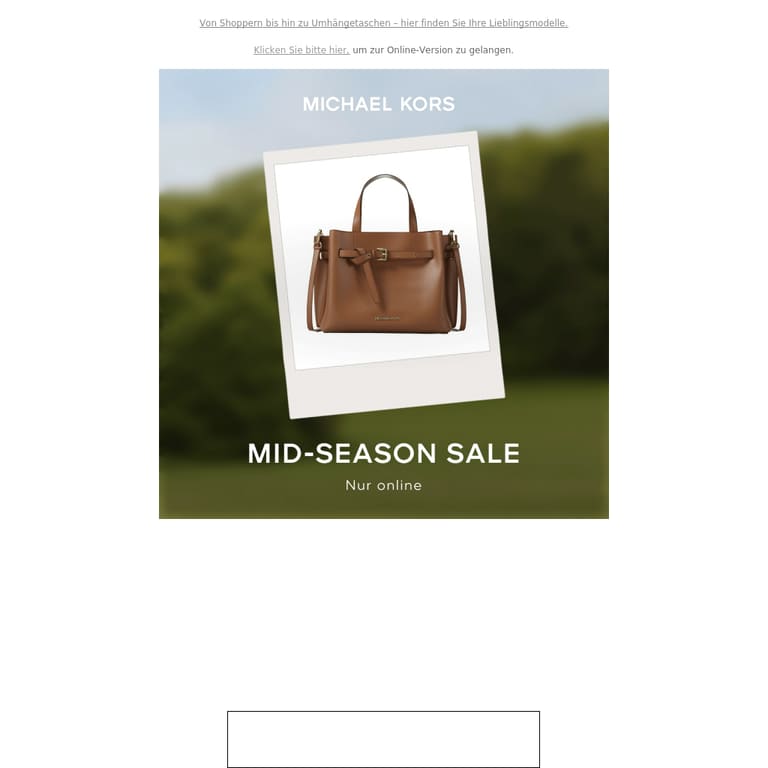 Diese reduzierten Handtaschen treffen Ihren Geschmack - newsletter screenshot