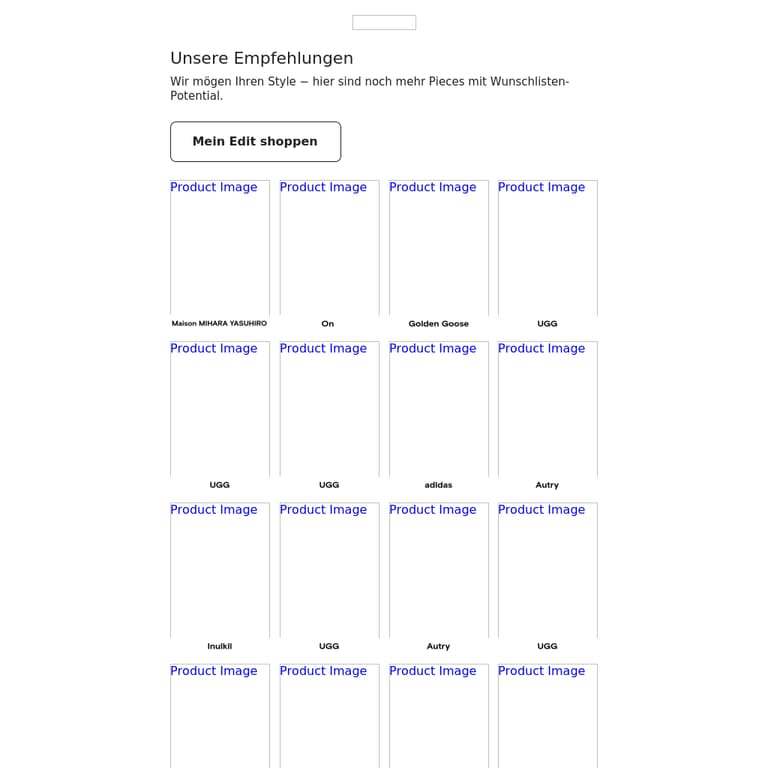 Diese Pieces sind genau Ihr Style - newsletter screenshot