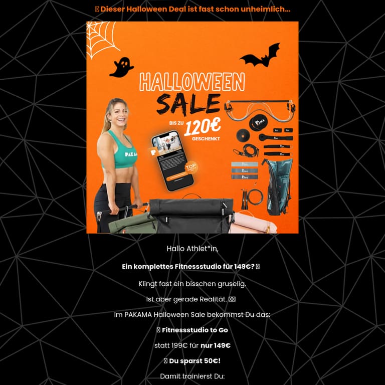 👻 Dieser Preis ist fast schon unheimlich… - newsletter screenshot