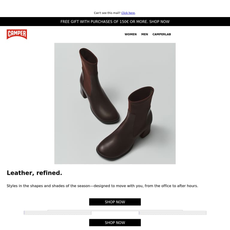 The Fall Edit - newsletter screenshot