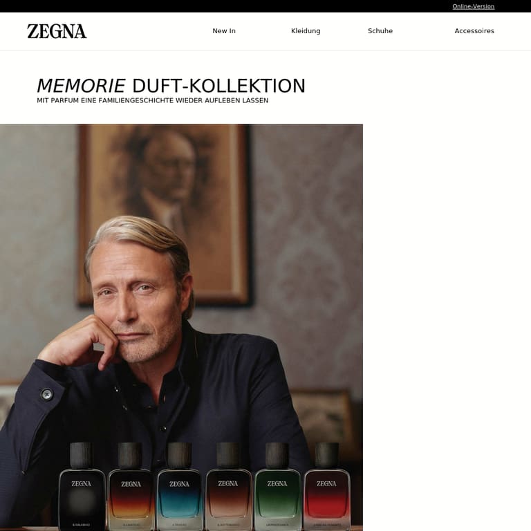 Memorie Duft-Kollektion - newsletter screenshot