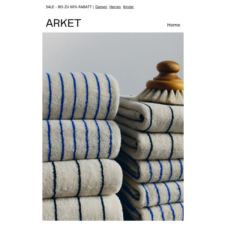 Neues fürs Badezimmer - newsletter screenshot