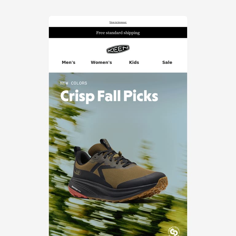 New Drops for Leaf Drops - newsletter screenshot