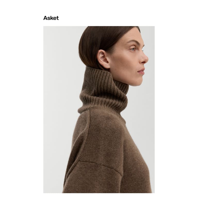 Now in: Cashmere - newsletter screenshot
