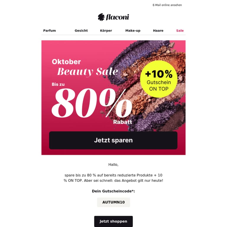 MEGA-Deals: Bis zu 80 % Rabatt 🤩 - newsletter screenshot