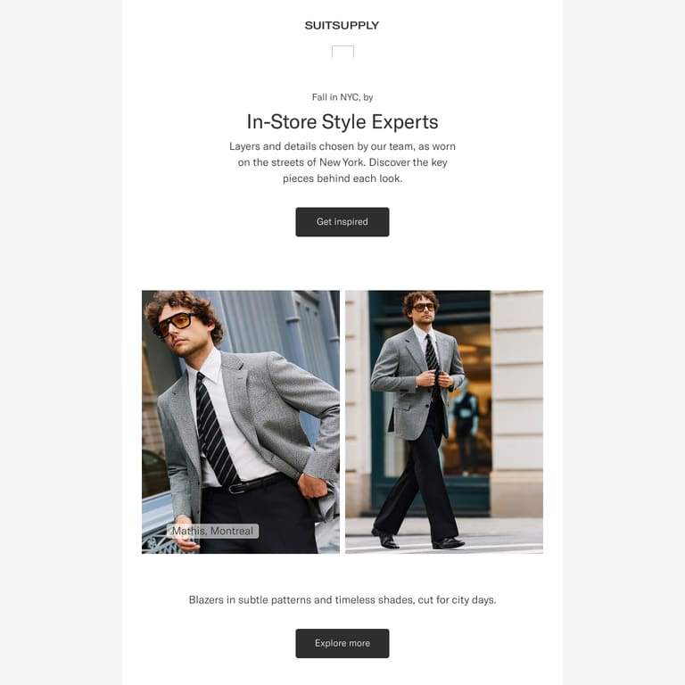 New York Looks, Straight From Our Team - newsletter screenshot