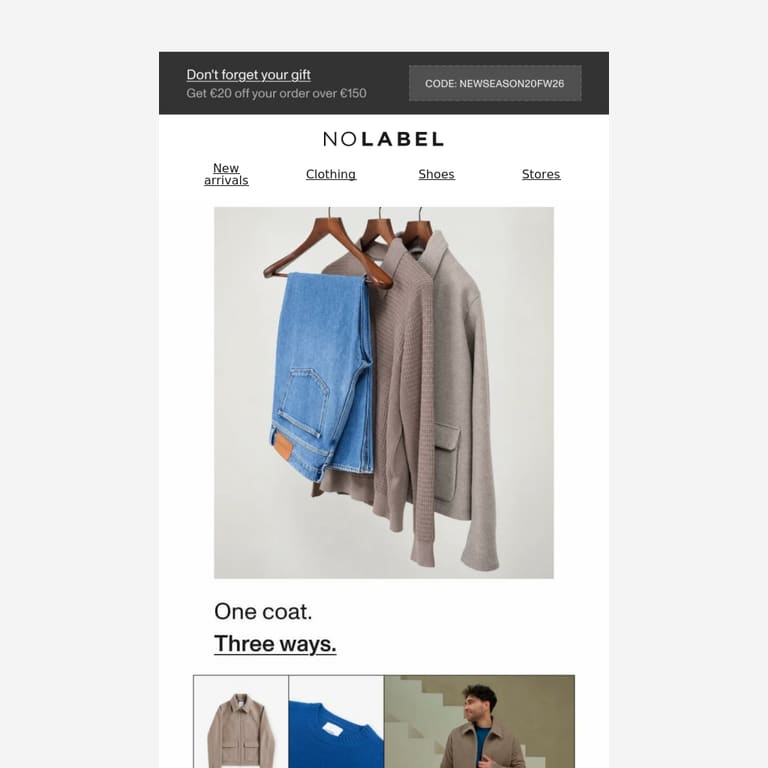 Discover how to style the Vance jacket - newsletter screenshot