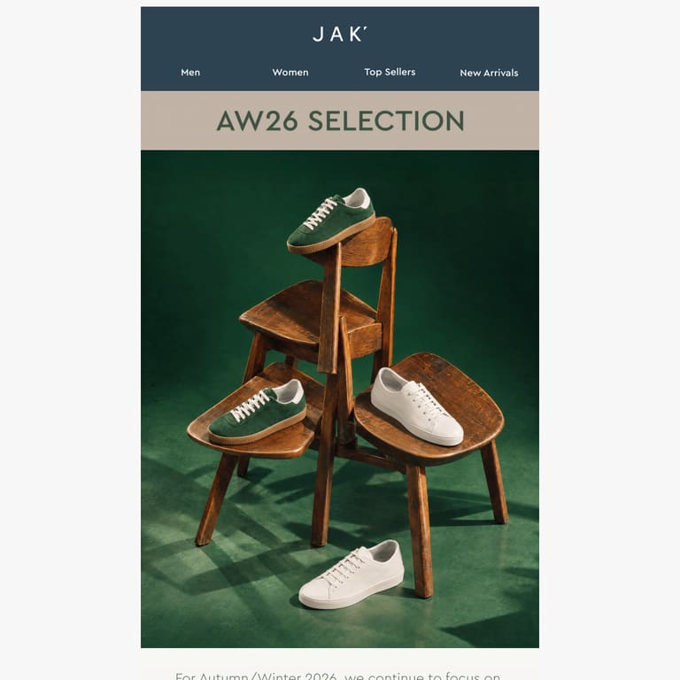 The autumn selection.🍁 - newsletter screenshot