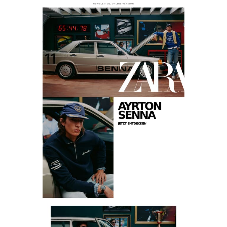 Entdecke die neuesten Styles - newsletter screenshot