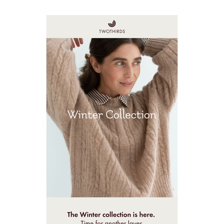 Before the winter truly arrives - newsletter screenshot