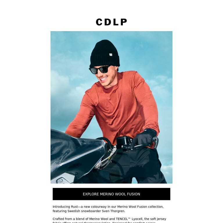 Introducing: Merino Wool Fusion in Rust - newsletter screenshot