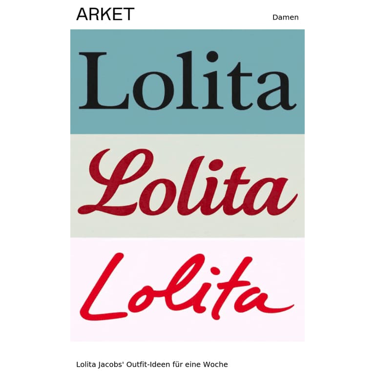 Lolita Jacobs stylt die Pieces aus unserer Winterkollektion - newsletter screenshot