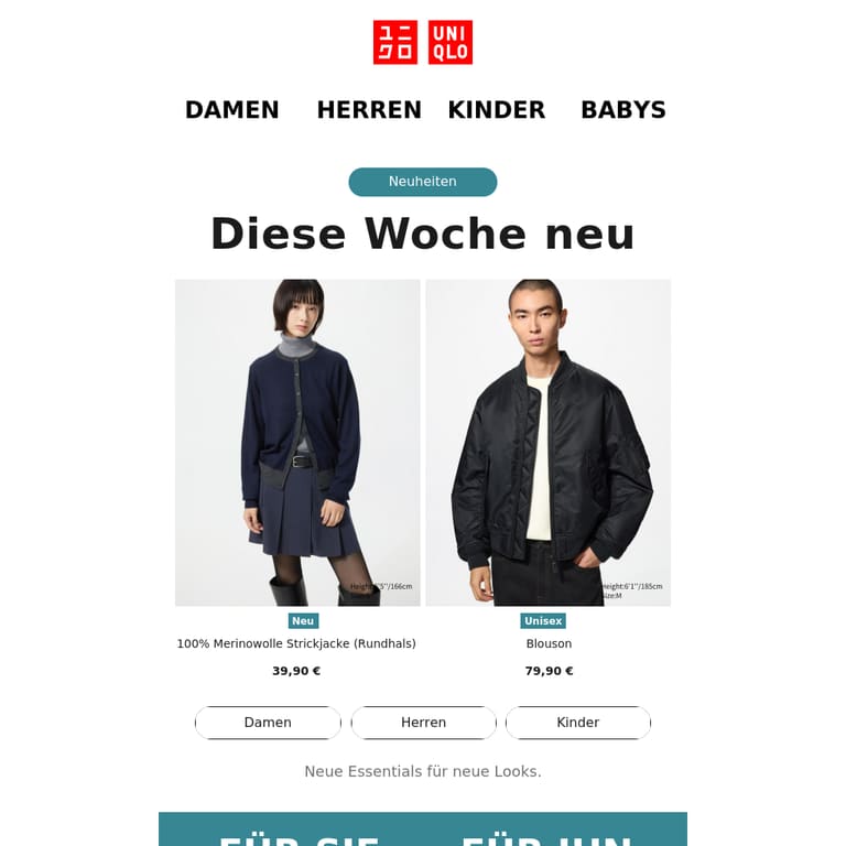Diese Woche neu - newsletter screenshot