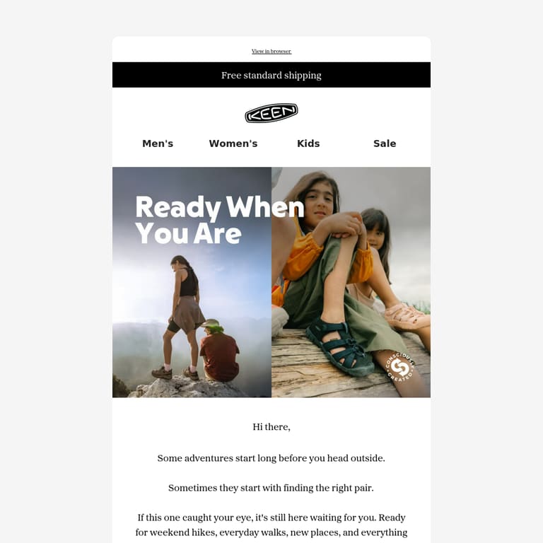 Thanks for dropping by 👋 - newsletter screenshot