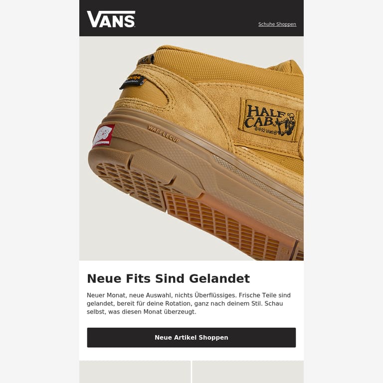 Neue Styles, Zum Sterben Schön 💀 - newsletter screenshot