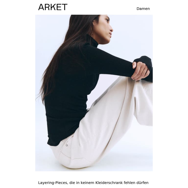 Layering-Pieces, die in keinem Kleiderschrank fehlen dürfen - newsletter screenshot