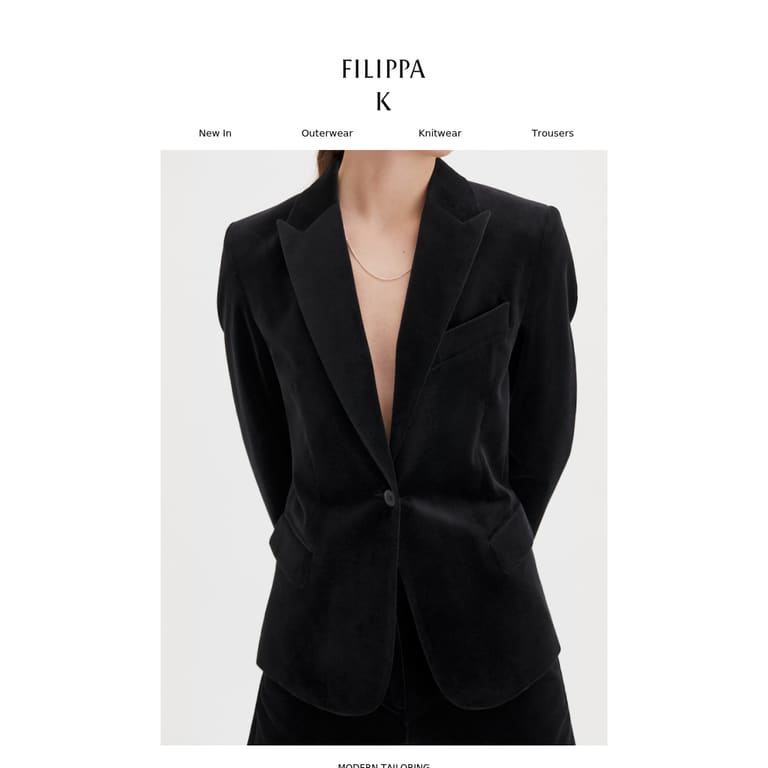 How to Wear Tailoring Today - newsletter screenshot