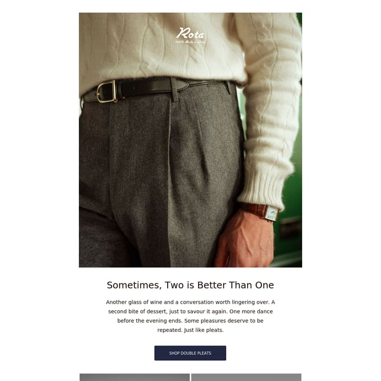 Sometimes, Two is Better Than One - newsletter screenshot