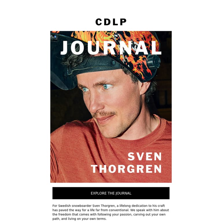 JOURNAL: Sven Thorgren - newsletter screenshot