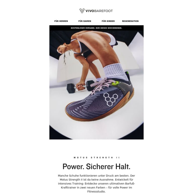 Power. Sicherer Halt. - newsletter screenshot