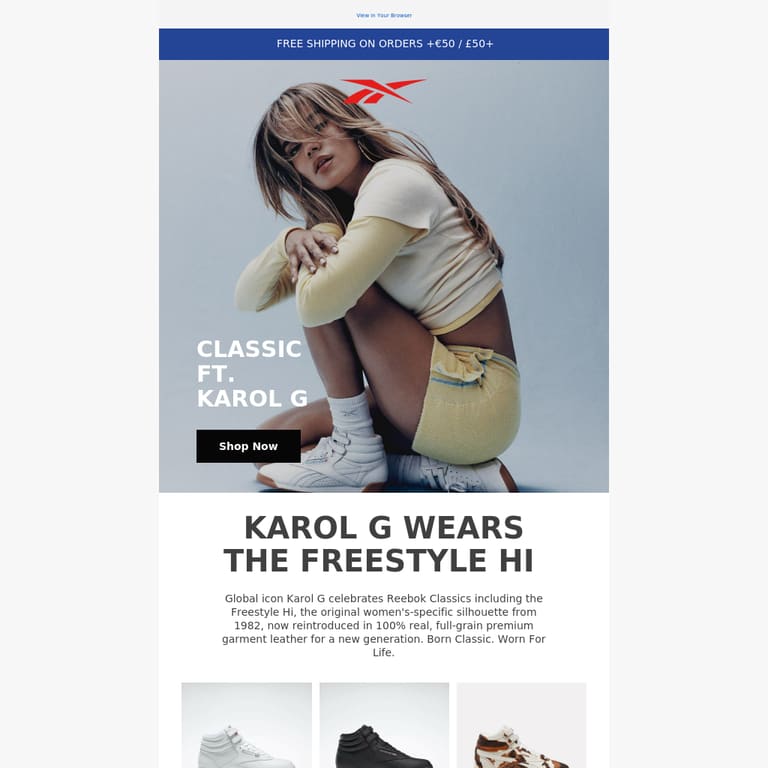 Karol G Returns In The Freestyle - newsletter screenshot